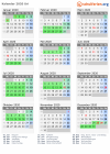 Kalender 2020 mit Ferien und Feiertagen Uri