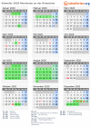 Kalender 2020 mit Ferien und Feiertagen Reichenau an der Knieschna