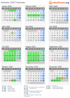 Kalender 2020 mit Ferien und Feiertagen Trautenau