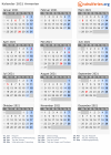 Kalender 2021 mit Ferien und Feiertagen Armenien