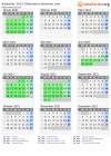 Kalender 2021 mit Ferien und Feiertagen Föderation Bosnien und Herzegowina