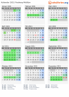 Kalender 2021 mit Ferien und Feiertagen Faaborg-Midtfyn