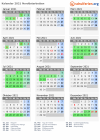 Kalender 2021 mit Ferien und Feiertagen Nordösterbotten
