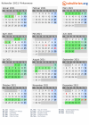 Kalender 2021 mit Ferien und Feiertagen Pirkanmaa
