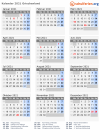 Kalender 2021 mit Ferien und Feiertagen Griechenland