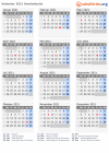 Kalender 2021 mit Ferien und Feiertagen Kambodscha