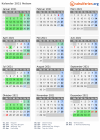 Kalender 2021 mit Ferien und Feiertagen Nelson