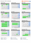 Kalender 2021 mit Ferien und Feiertagen Innlandet