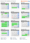 Kalender 2021 mit Ferien und Feiertagen Vestfold und Telemark