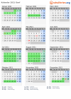 Kalender 2021 mit Ferien und Feiertagen Genf