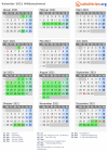 Kalender 2021 mit Ferien und Feiertagen Wildenschwert