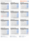 Kalender 2022 mit Ferien und Feiertagen Distrikt Brcko