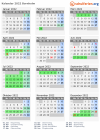 Kalender 2022 mit Ferien und Feiertagen Bornholm