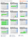 Kalender 2022 mit Ferien und Feiertagen Faaborg-Midtfyn