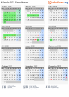 Kalender 2022 mit Ferien und Feiertagen Frederikssund