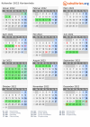 Kalender 2022 mit Ferien und Feiertagen Kerteminde