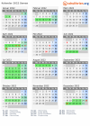 Kalender 2022 mit Ferien und Feiertagen Samsø