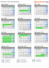 Kalender 2022 mit Ferien und Feiertagen Skanderborg
