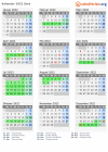 Kalender 2022 mit Ferien und Feiertagen Sorø