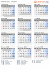 Kalender 2022 mit Ferien und Feiertagen Finnland