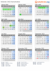 Kalender 2022 mit Ferien und Feiertagen Kymenlaakso