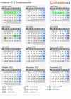 Kalender 2022 mit Ferien und Feiertagen Nordösterbotten