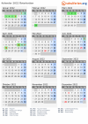 Kalender 2022 mit Ferien und Feiertagen Österbotten