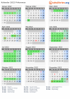 Kalender 2022 mit Ferien und Feiertagen Pirkanmaa