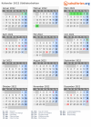 Kalender 2022 mit Ferien und Feiertagen Südösterbotten