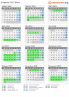 Kalender 2022 mit Ferien und Feiertagen Paris