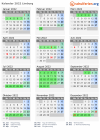 Kalender 2022 mit Ferien und Feiertagen Limburg