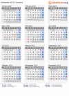 Kalender 2022 mit Ferien und Feiertagen Jamaika