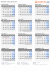 Kalender 2022 mit Ferien und Feiertagen Komoren