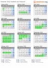 Kalender 2022 mit Ferien und Feiertagen Vestfold und Telemark