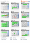 Kalender 2022 mit Ferien und Feiertagen Viken