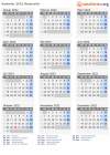 Kalender  mit Ferien und Feiertagen Österreich