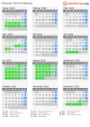 Kalender 2022 mit Ferien und Feiertagen Großpolen