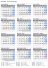 Kalender 2022 mit Ferien und Feiertagen Südafrika