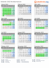 Kalender 2023 mit Ferien und Feiertagen Nordterritorium