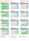 Kalender 2023 mit Ferien und Feiertagen Westaustralien