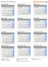 Kalender 2023 mit Ferien und Feiertagen Bahrain