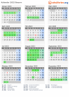 Kalender 2023 mit Ferien und Feiertagen Bayern