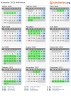 Kalender 2023 mit Ferien und Feiertagen Wallonien