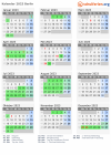 Kalender 2023 mit Ferien und Feiertagen Berlin