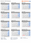Kalender 2023 mit Ferien und Feiertagen Botsuana