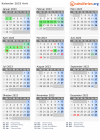 Kalender 2023 mit Ferien und Feiertagen Arrö
