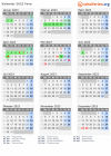 Kalender 2023 mit Ferien und Feiertagen Fanø