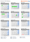 Kalender 2023 mit Ferien und Feiertagen Gladsaxe
