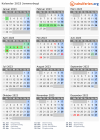 Kalender 2023 mit Ferien und Feiertagen Jammerbugt