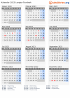 Kalender 2023 mit Ferien und Feiertagen Lyngby-Taarbæk